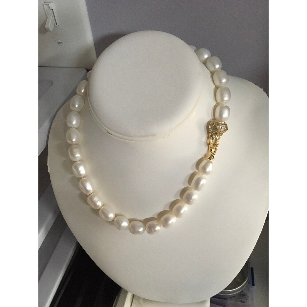 amazing huge rice shape freshwater pearl